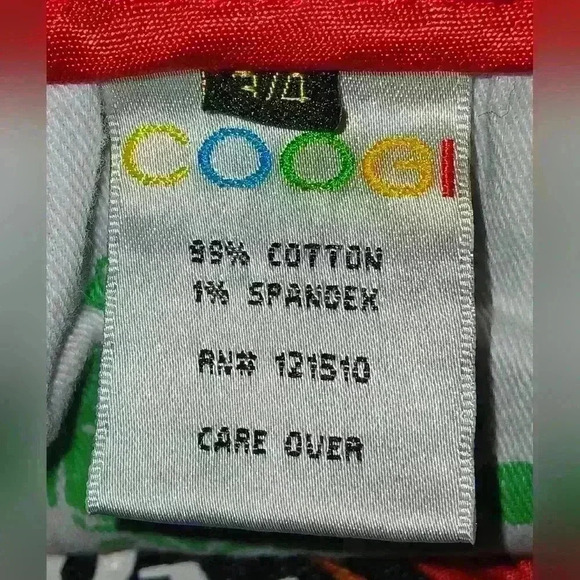 COOGI EMBROIDERED RAINBOW SHORTS. - Picture 5 of 5